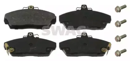 85 91 6114 SWAG Комплект тормозных колодок, дисковый тормоз